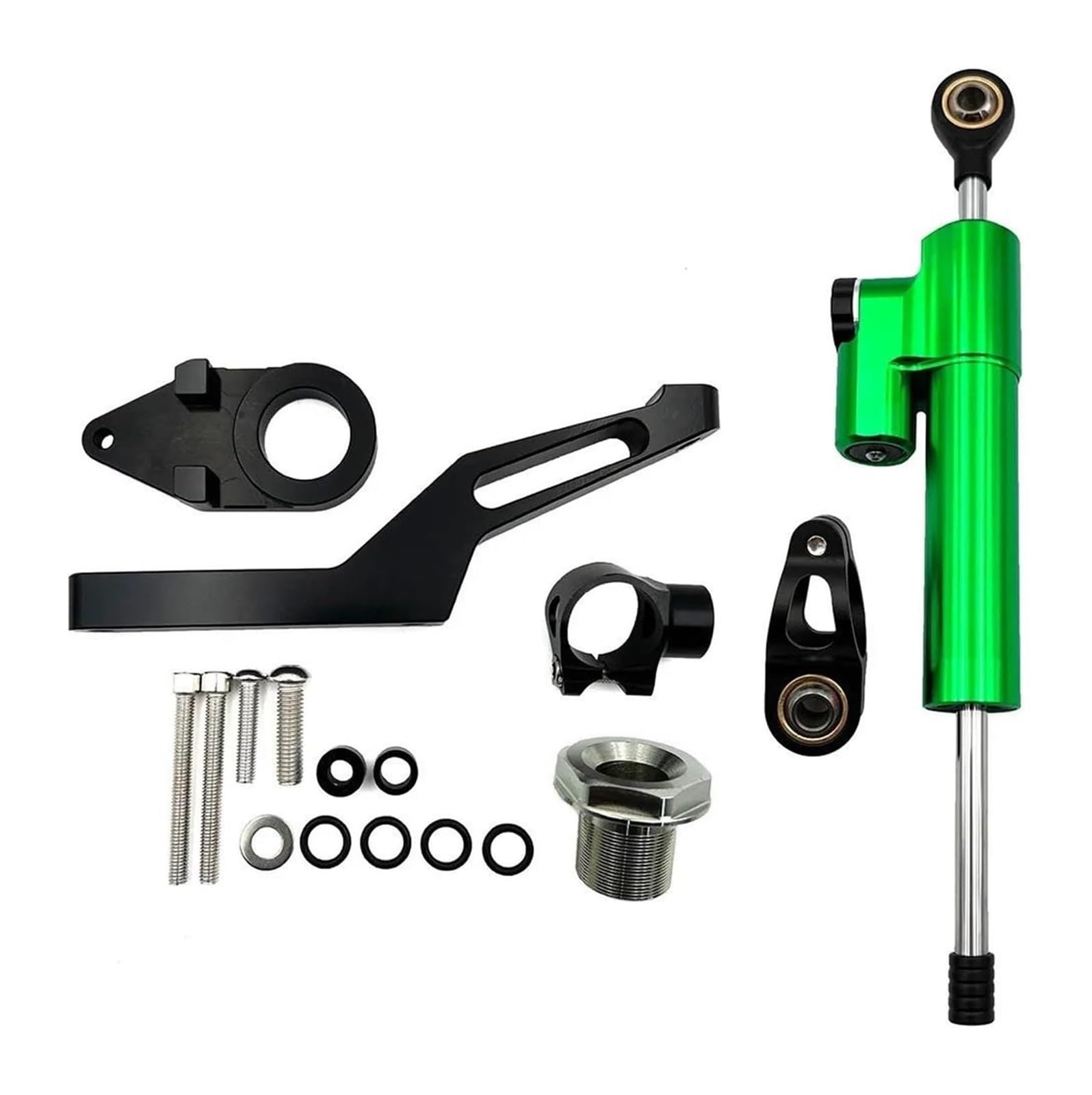 Dämpfer Stabilisator Für Kawa&saki Für Ninja ZX-6R ZX6R ZX 6R 2009-2022 Control Stabilisieren Montage Halterung Kit Motorrad Lenkung Dämpfer Stabilisator Lenkungsdämpfer(X-4) von ACEBSBGGAP