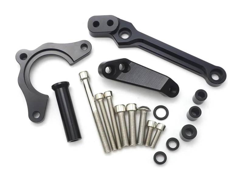 Dämpfer Stabilisator Für Kawa&saki Z 900 Z900 2017-2022 CNC Aluminium Halterung Unterstützung Motorrad Einstellbare Lenkung Stabilisieren Dämpfer Halterung Montage Kit Lenkungsdämpfer(Set2) von ACEBSBGGAP