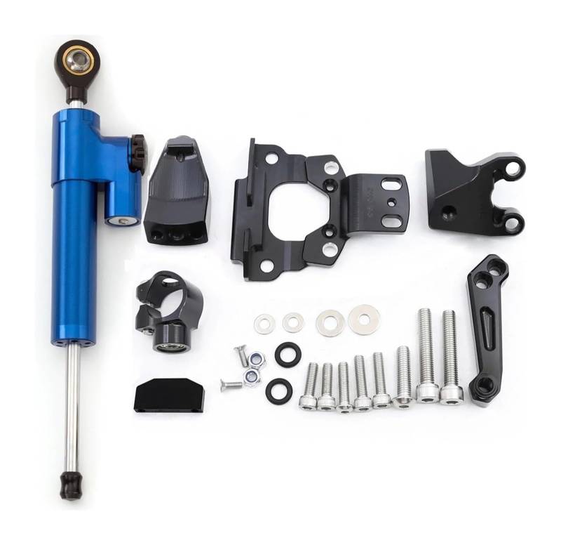 Dämpfer Stabilisator Für Kawa&saki Z650 Z 650 2017-2019 Lenkung Stabilisieren Montage Halterung Kit Halterung Unterstützung Motorrad Lenkung Dämpfer Stabilisator Lenkungsdämpfer(Set5) von ACEBSBGGAP