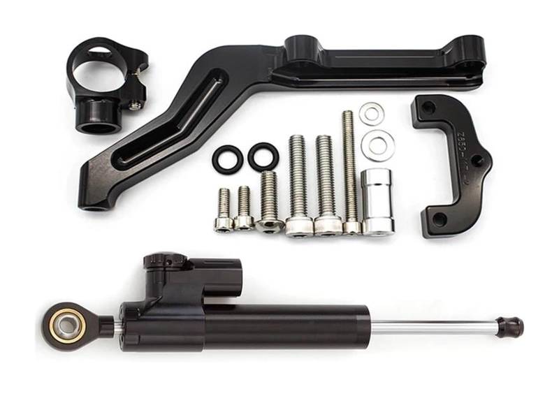 Dämpfer Stabilisator Für Kawa&saki Z650 Z 650 2017-2023 Stabilisieren Montage Halterung Halterung Unterstützung Einstellbare Motorrad Lenkung Dämpfer Stabilisator Lenkungsdämpfer(Set3) von ACEBSBGGAP
