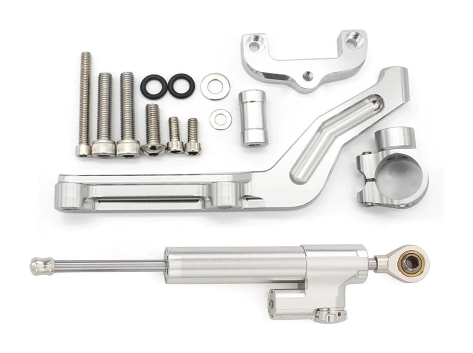 Dämpfer Stabilisator Für Kawa&saki Z650 Z 650 2017-2023 Stabilisieren Montage Halterung Halterung Unterstützung Einstellbare Motorrad Lenkung Dämpfer Stabilisator Lenkungsdämpfer(Set4) von ACEBSBGGAP