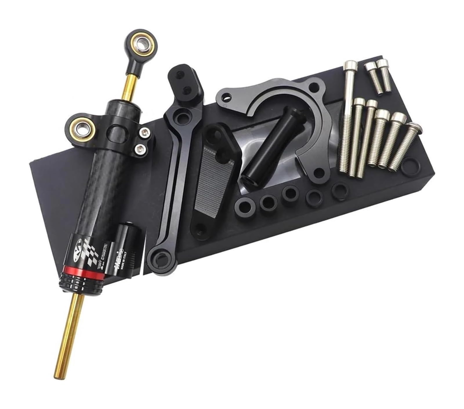 Dämpfer Stabilisator Für Kawa&saki Z900 2017-2022 Lenkung Stabilisieren Montage Halterung Kit Motorrad Lenkung Dämpfer Stabilisator Lenkungsdämpfer(X-15) von ACEBSBGGAP