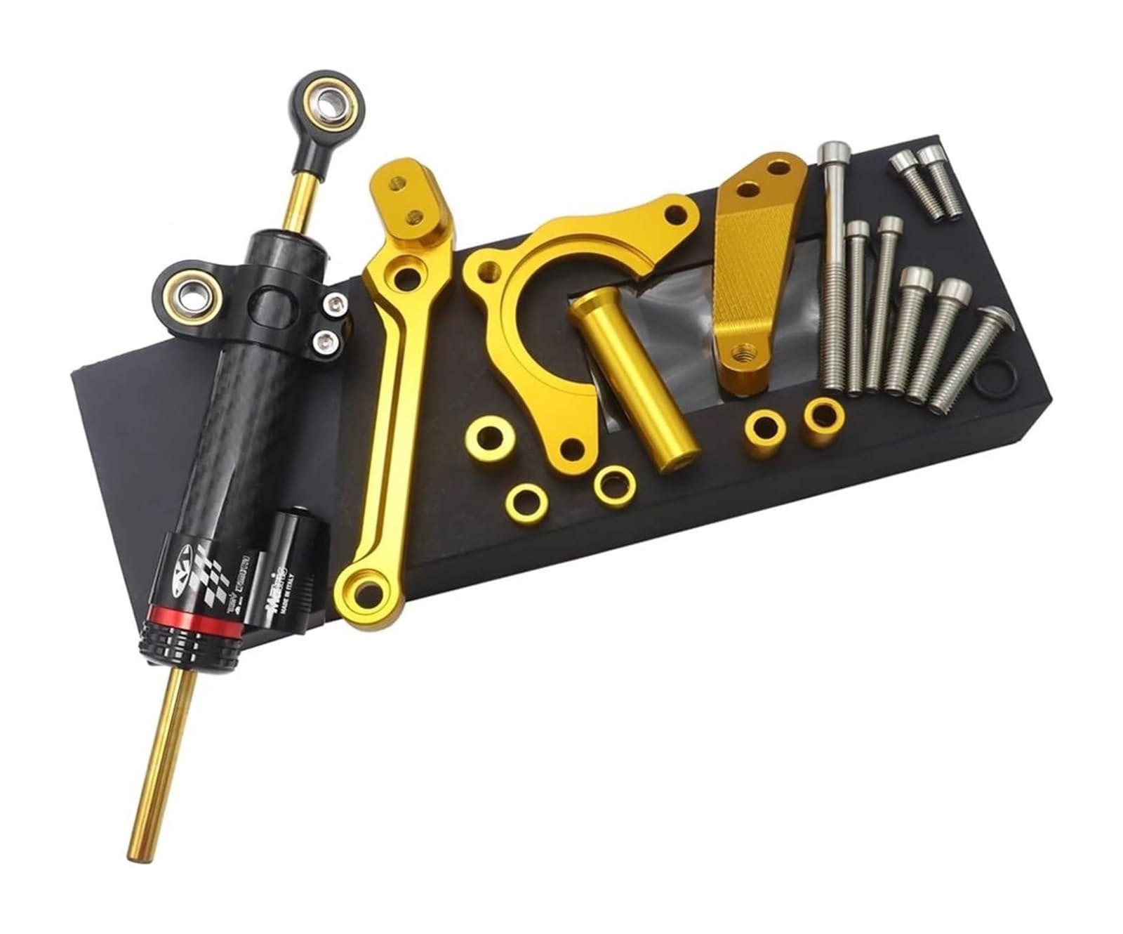 Dämpfer Stabilisator Für Kawa&saki Z900 2017-2022 Lenkung Stabilisieren Montage Halterung Kit Motorrad Lenkung Dämpfer Stabilisator Lenkungsdämpfer(X-16) von ACEBSBGGAP