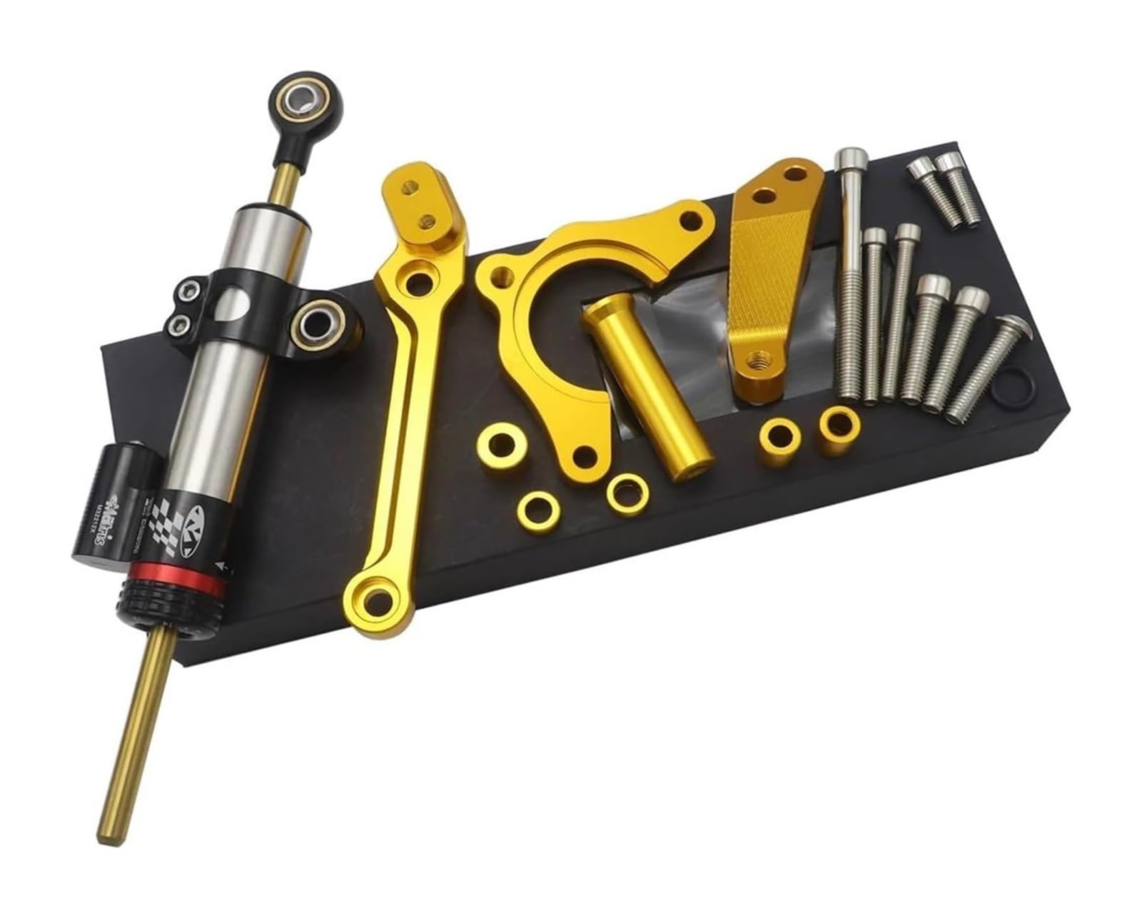 Dämpfer Stabilisator Für Kawa&saki Z900 2017-2022 Lenkung Stabilisieren Montage Halterung Kit Motorrad Lenkung Dämpfer Stabilisator Lenkungsdämpfer(X-21) von ACEBSBGGAP