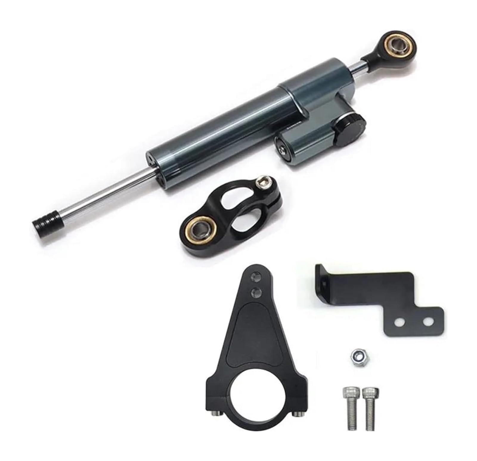 Dämpfer Stabilisator Für MT09 MT FZ 09 FZ09 FZ-09 2013-2020 Lenkstabilisierungs-Montagehalterungssatz, Einstellbarer Motorrad-Lenkungsdämpferstabilisator Lenkungsdämpfer(X-13) von ACEBSBGGAP