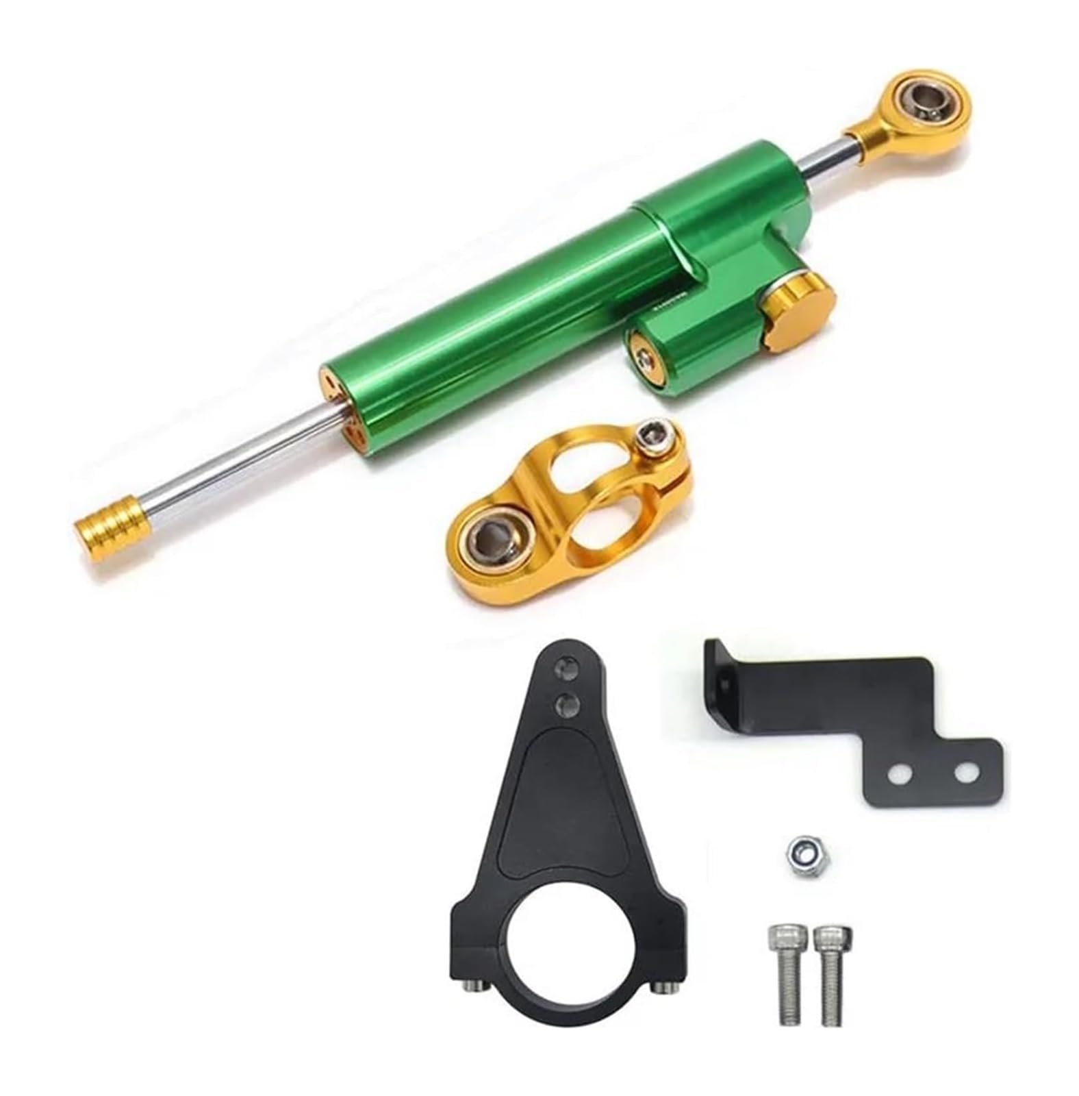 Dämpfer Stabilisator Für MT09 MT FZ 09 FZ09 FZ-09 2013-2020 Lenkstabilisierungs-Montagehalterungssatz, Einstellbarer Motorrad-Lenkungsdämpferstabilisator Lenkungsdämpfer(X-18) von ACEBSBGGAP