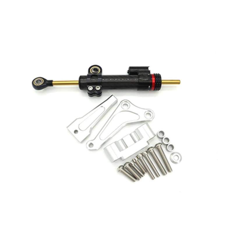 Dämpfer Stabilisator Für Street Triple 765r 765rs 1200rs Motorrad Lenkstabilisator Dämpfer Montagehalterung Kit Lenkungsdämpfer(5) von ACEBSBGGAP