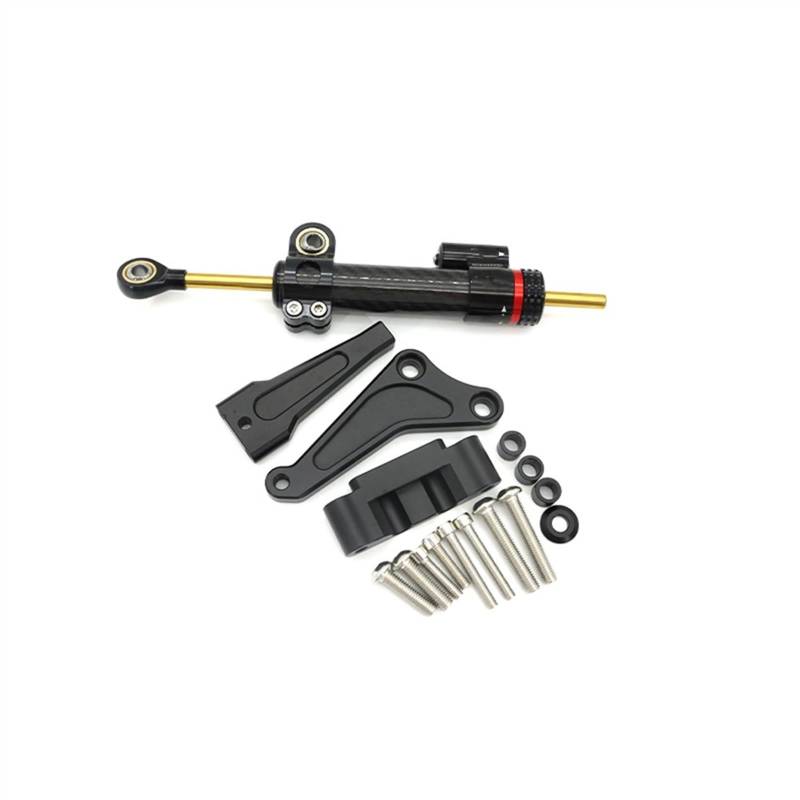 Dämpfer Stabilisator Für Street Triple 765r 765rs 1200rs Motorrad Lenkstabilisator Dämpfer Montagehalterung Kit Lenkungsdämpfer(6) von ACEBSBGGAP
