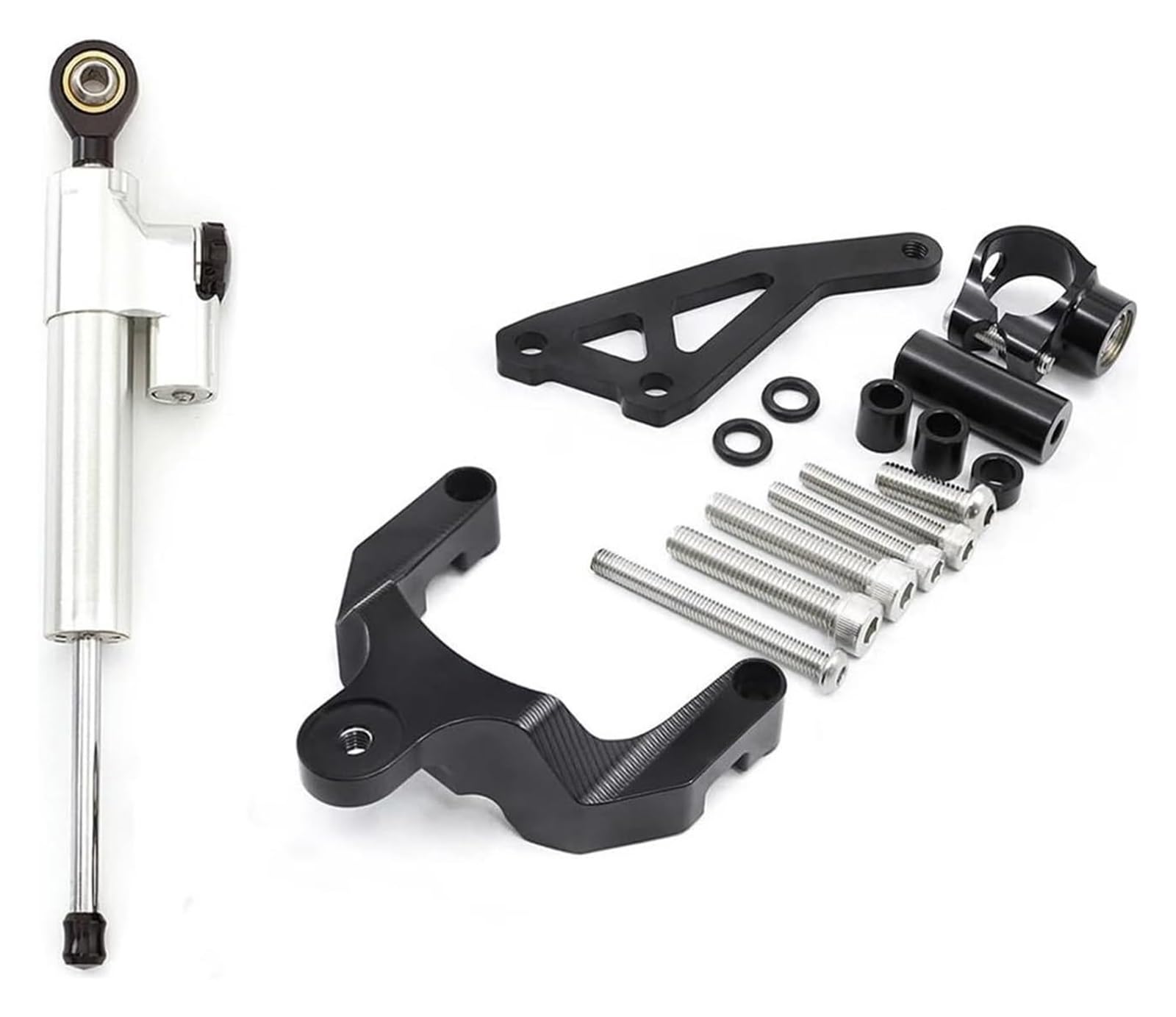 Dämpfer Stabilisator Für Suz&uki GSR750 2011-2015 GSR600 2006-2010 Motorrad Lenkungsdämpfer Stoßdämpfer Montagehalterung Kit Lenkungsdämpfer Lenkungsdämpfer(Set 1) von ACEBSBGGAP
