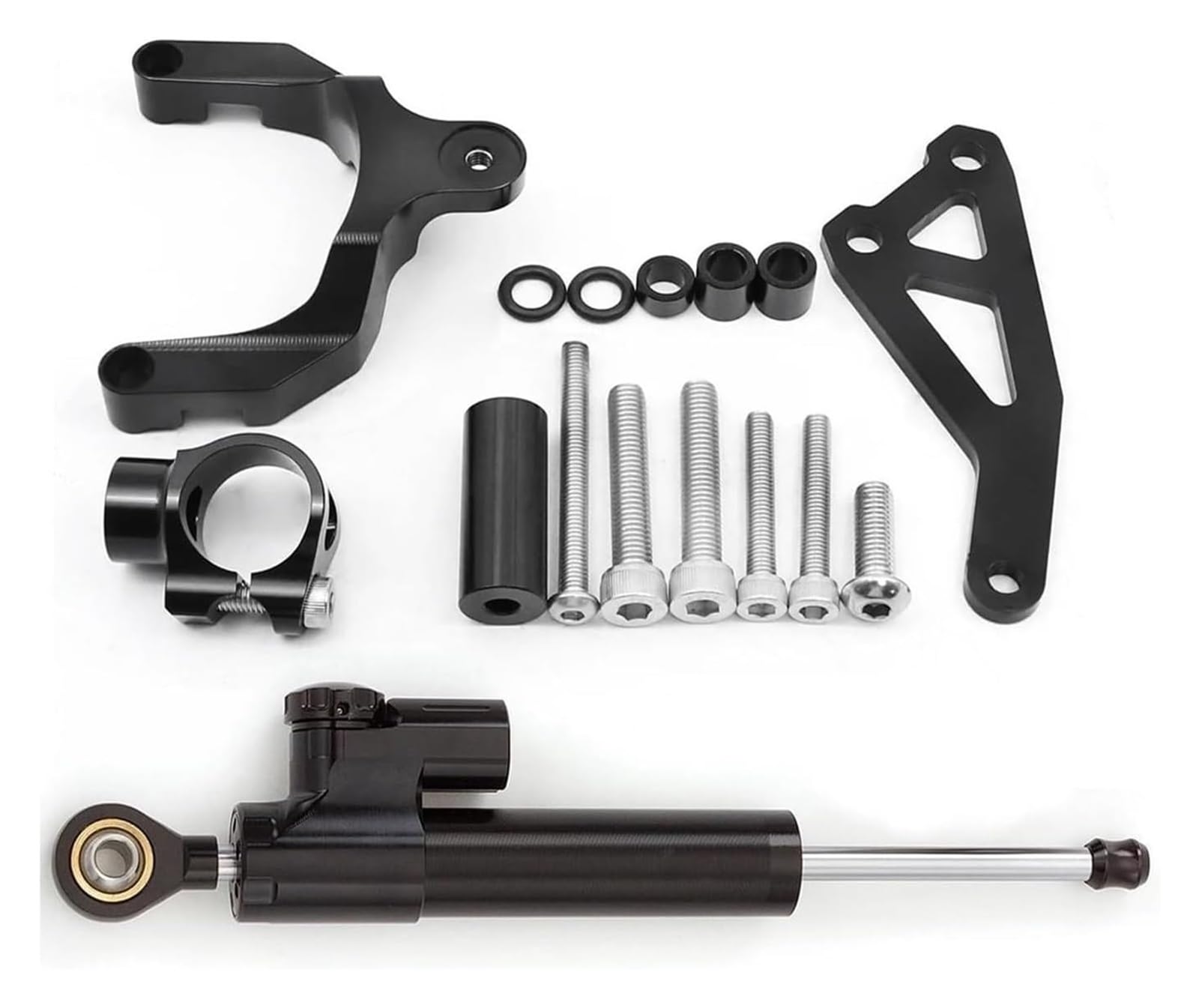 Dämpfer Stabilisator Für Suz&uki GSR750 2011-2015 GSR600 2006-2010 Motorrad Lenkungsdämpfer Stoßdämpfer Montagehalterung Kit Lenkungsdämpfer Lenkungsdämpfer(Set 2) von ACEBSBGGAP