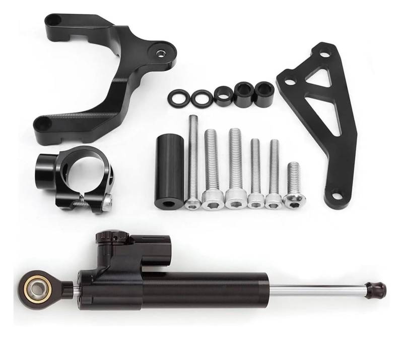 Dämpfer Stabilisator Für Suz&uki GSR750 2011-2015 GSR600 2006-2010 Motorrad Lenkungsdämpfer Stoßdämpfer Montagehalterung Kit Lenkungsdämpfer Lenkungsdämpfer(Set 2) von ACEBSBGGAP