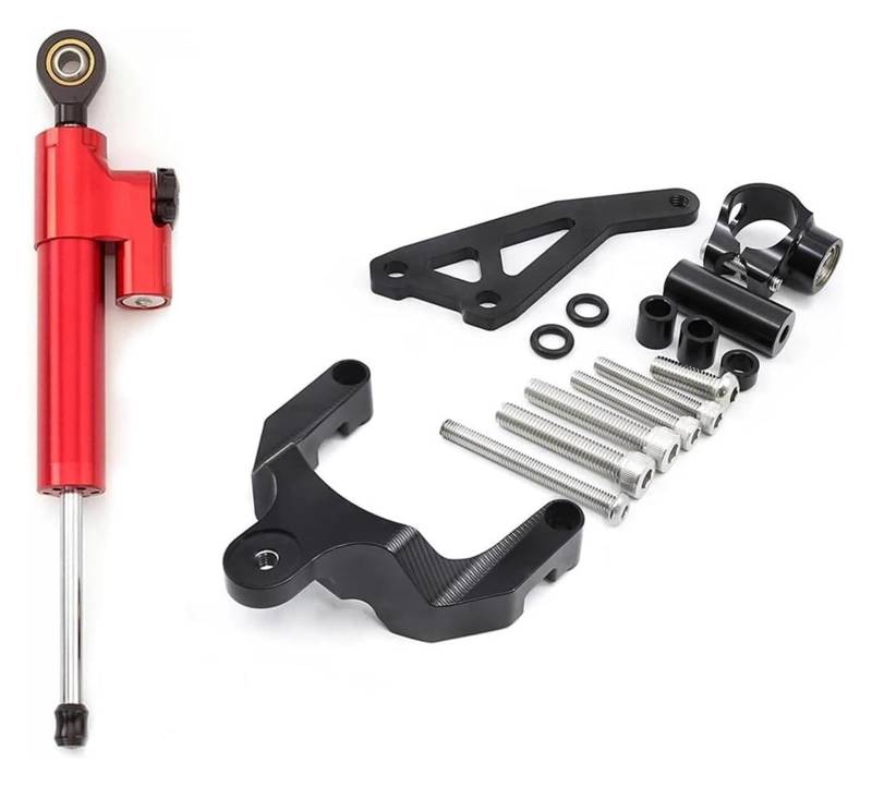 Dämpfer Stabilisator Für Suz&uki GSR750 2011-2015 GSR600 2006-2010 Motorrad Lenkungsdämpfer Stoßdämpfer Montagehalterung Kit Lenkungsdämpfer Lenkungsdämpfer(Set 4) von ACEBSBGGAP