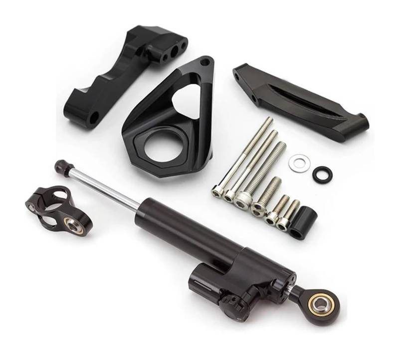 Dämpfer Stabilisator Für Suz&uki GSXR 600 750 GSX-R600 2001-2005 Motorrad Stabilisator Lenkung Dämpfer Montage Halterung Unterstützung Kit Lenkungsdämpfer(Set4) von ACEBSBGGAP