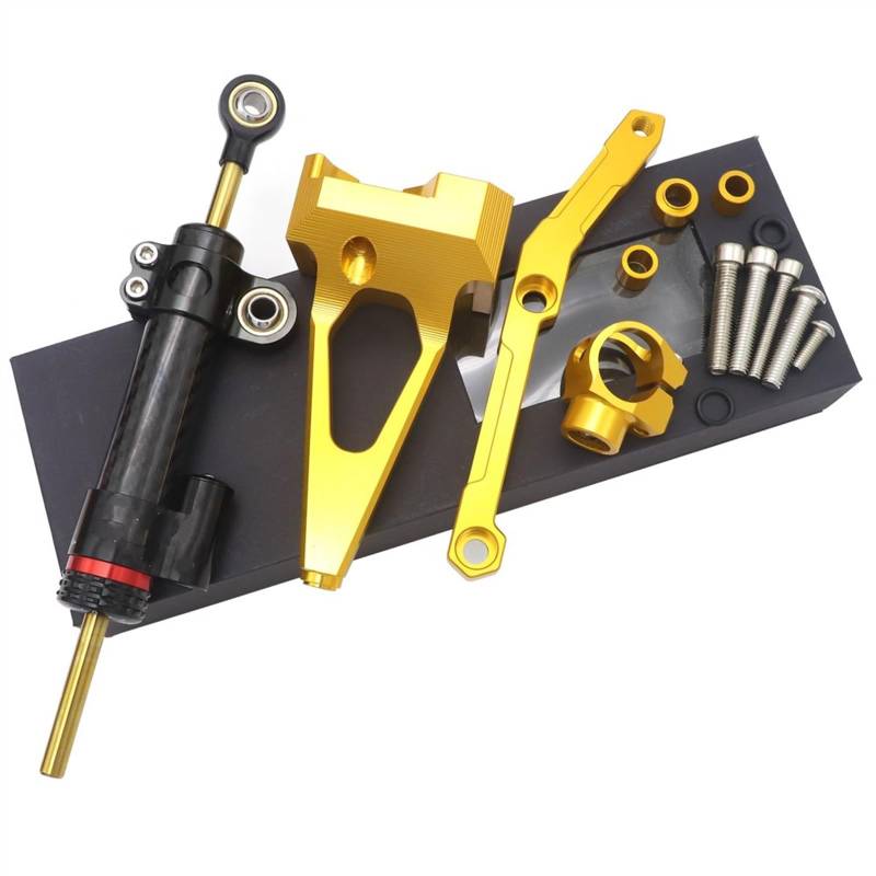 Dämpfer Stabilisator Für Y&AMAHA Für MT-09 Für FZ-09 2013-2020 CNC-Lenkung Stabilisieren Dämpferhalterung Motorrad Motorrad Lenkungsdämpfer(7) von ACEBSBGGAP