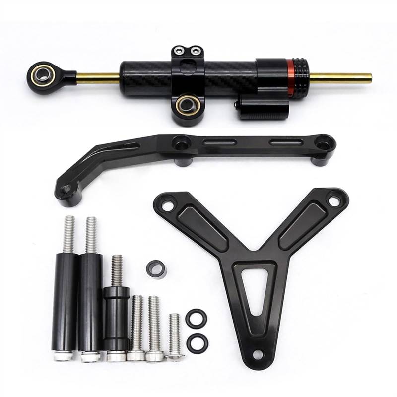 Dämpfer Stabilisator Für Y&AMAHA Für MT-09 Tracer 2021 2022 2023 Motorrad Stabilisator Lenkungsdämpfer Halterung Montagesatz Unterstützungszubehör Lenkungsdämpfer(13) von ACEBSBGGAP