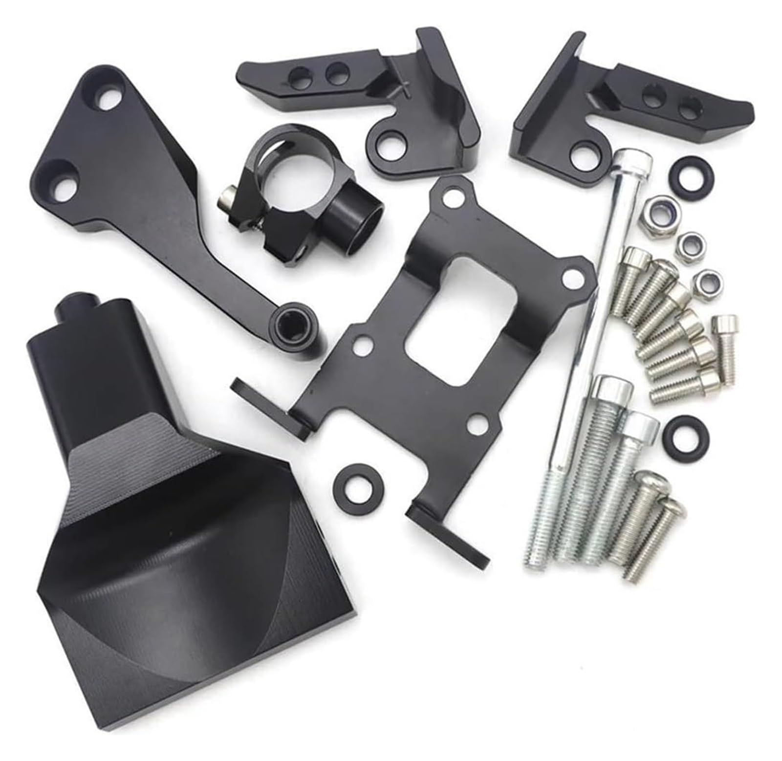Dämpfer Stabilisator Für Y&amaha Für MT-07 FZ-07 2013-2019 Motorrad-Lenkungsdämpfer-Kit Montagehalterung Stoßdämpfer-Richtungsdämpfungshalterung Lenkungsdämpfer(Bracket) von ACEBSBGGAP