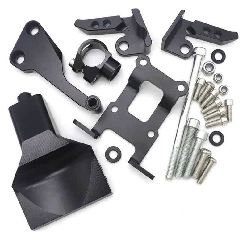 Dämpfer Stabilisator Für Y&amaha Für MT-07 FZ-07 2013-2019 Motorrad-Lenkungsdämpfer-Kit Montagehalterung Stoßdämpfer-Richtungsdämpfungshalterung Lenkungsdämpfer(Bracket) von ACEBSBGGAP