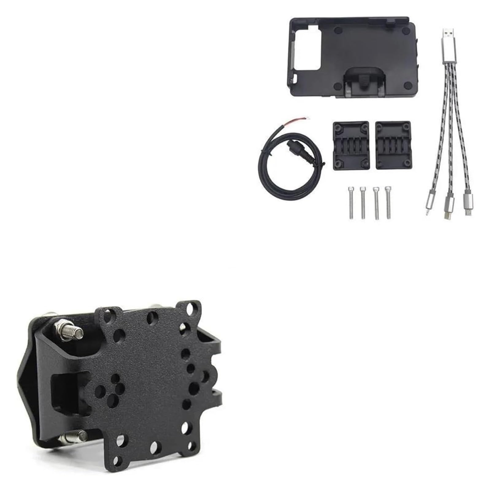 GPS Navigationshalterung Motorrad Für A&prilia Für Tuareg 660 2022 Motorrad Telefon Drahtlose Und USB Lade GPS Navigation Platte Halterung Halter Stehen(USB and Stand) von ACEBSBGGAP