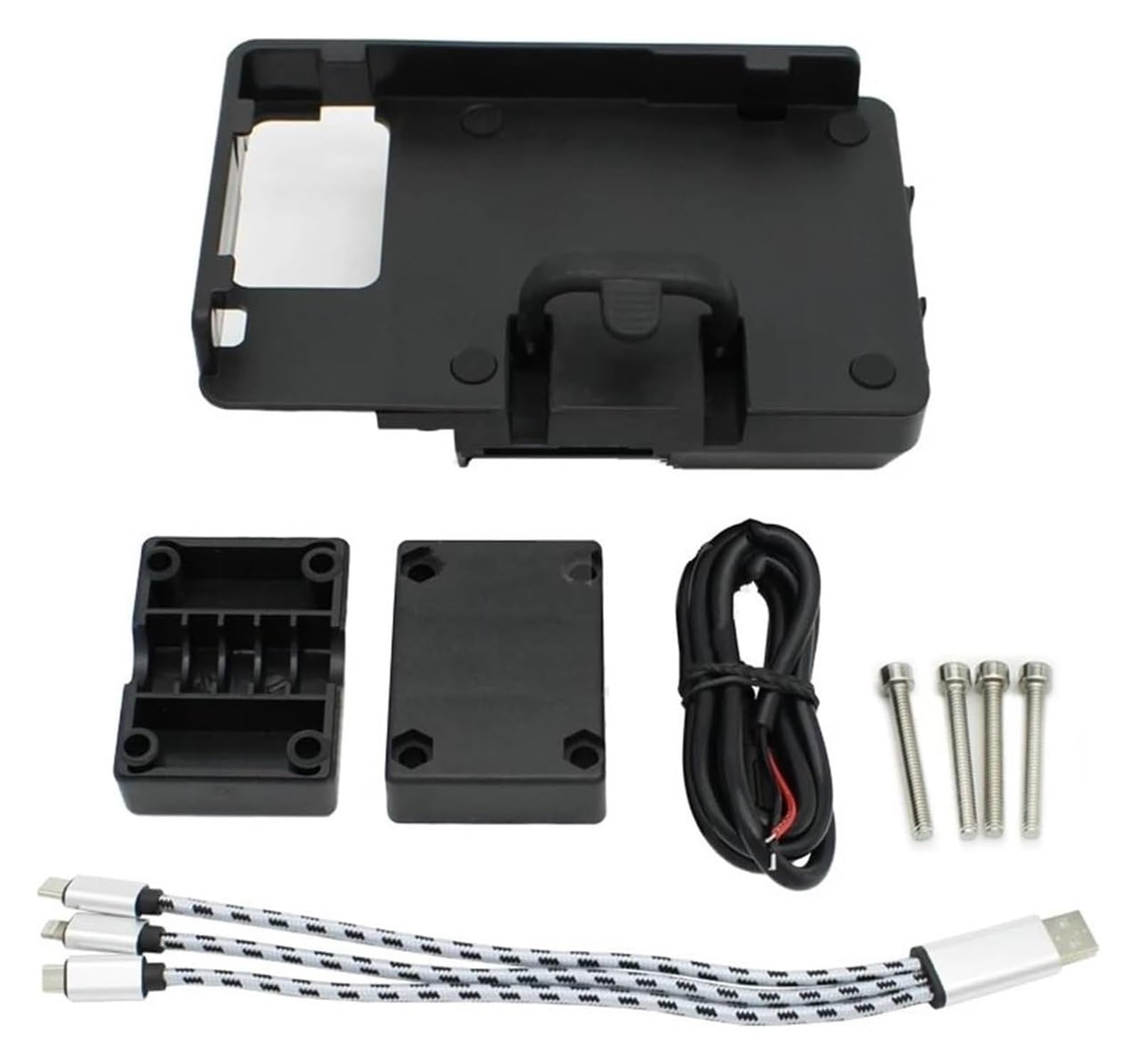 GPS Navigationshalterung Motorrad Für B&MW F850GS 2023 F850 Für ADV 2019-2023 Motorrad Telefon GPS Navigation Halterung Verdrahtete Drahtlose Lade Telefon Clip(12mm Wired GPS) von ACEBSBGGAP