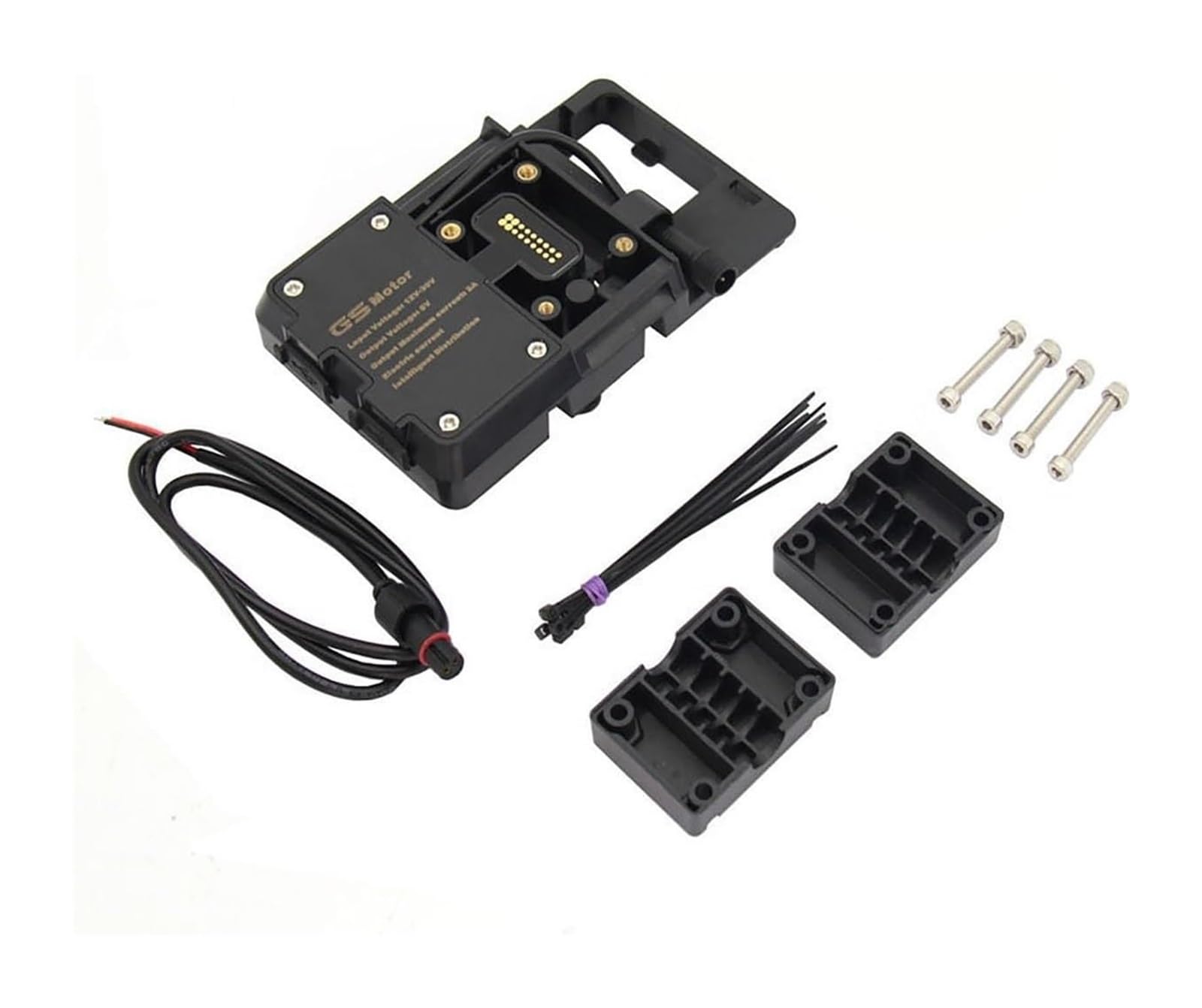 GPS Navigationshalterung Motorrad Für B&MW Für F850GS Universal Stil Handy Halter Motorrad wasserdichte GPS Navigation Halterung Handy Halter(-01-Wired Charging) von ACEBSBGGAP