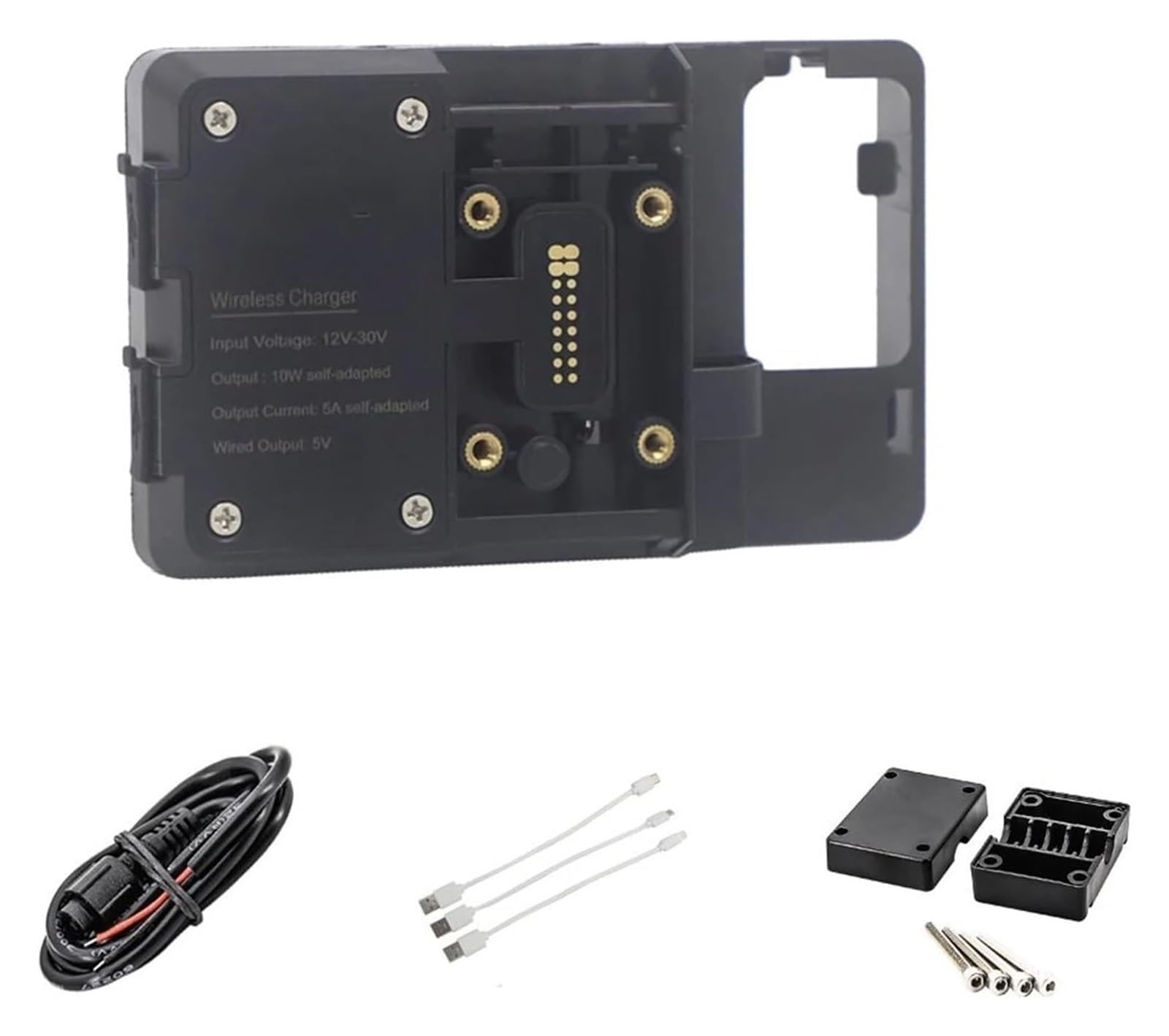 GPS Navigationshalterung Motorrad Für B&MW R1250GS Für ADV R1200GS LC Für Adventure R 1250 GS Motorrad Drahtlose Lade Handy Halter Stehen USB Navigation Halterung(Wireless Bracket) von ACEBSBGGAP