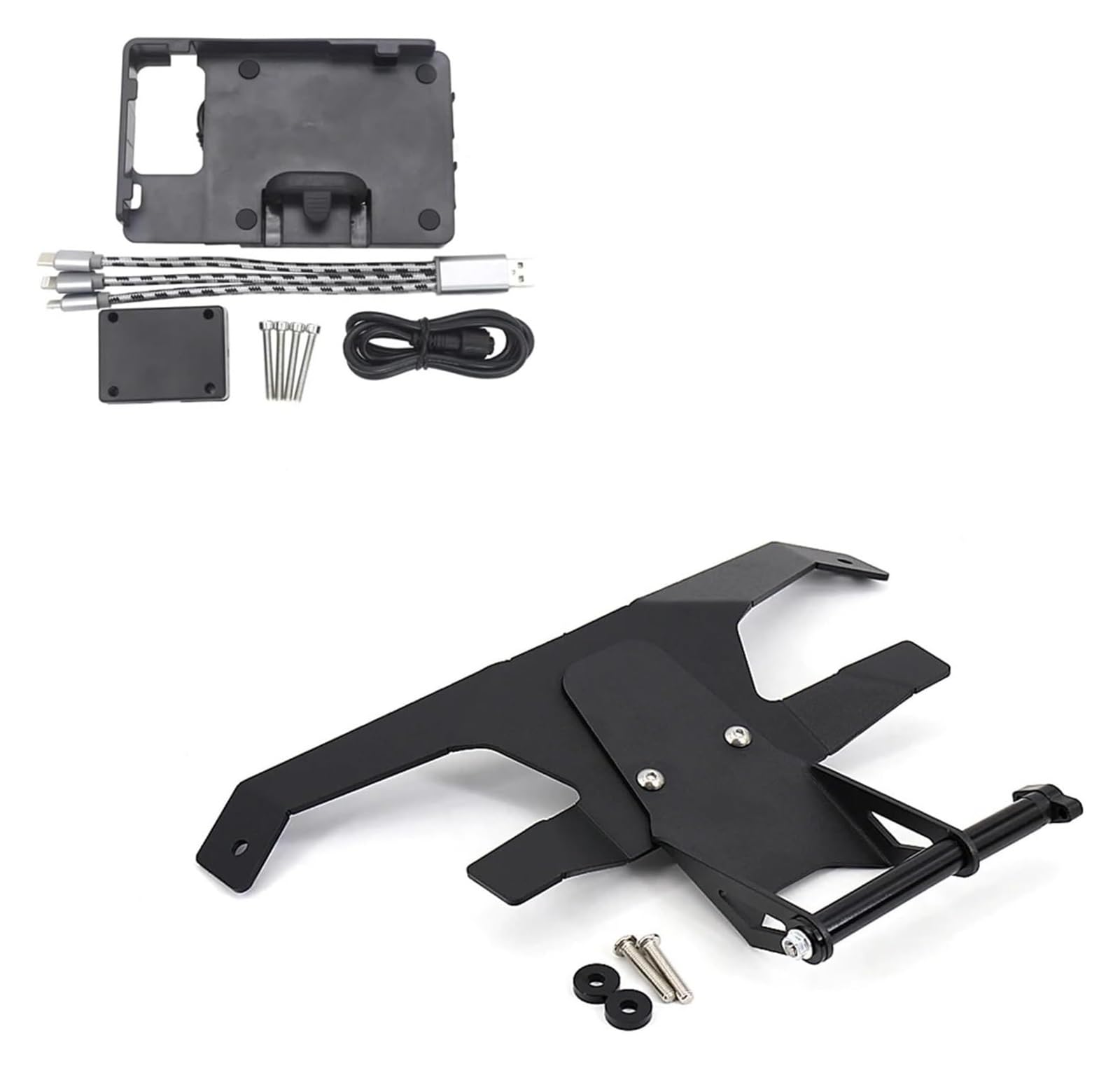GPS Navigationshalterung Motorrad Für B&MW R1250RS R 1250 RS R1250rs Motorrad Zubehör GPS Halterung Handy-Navigation Halterung USB Telefon Lade(BC) von ACEBSBGGAP