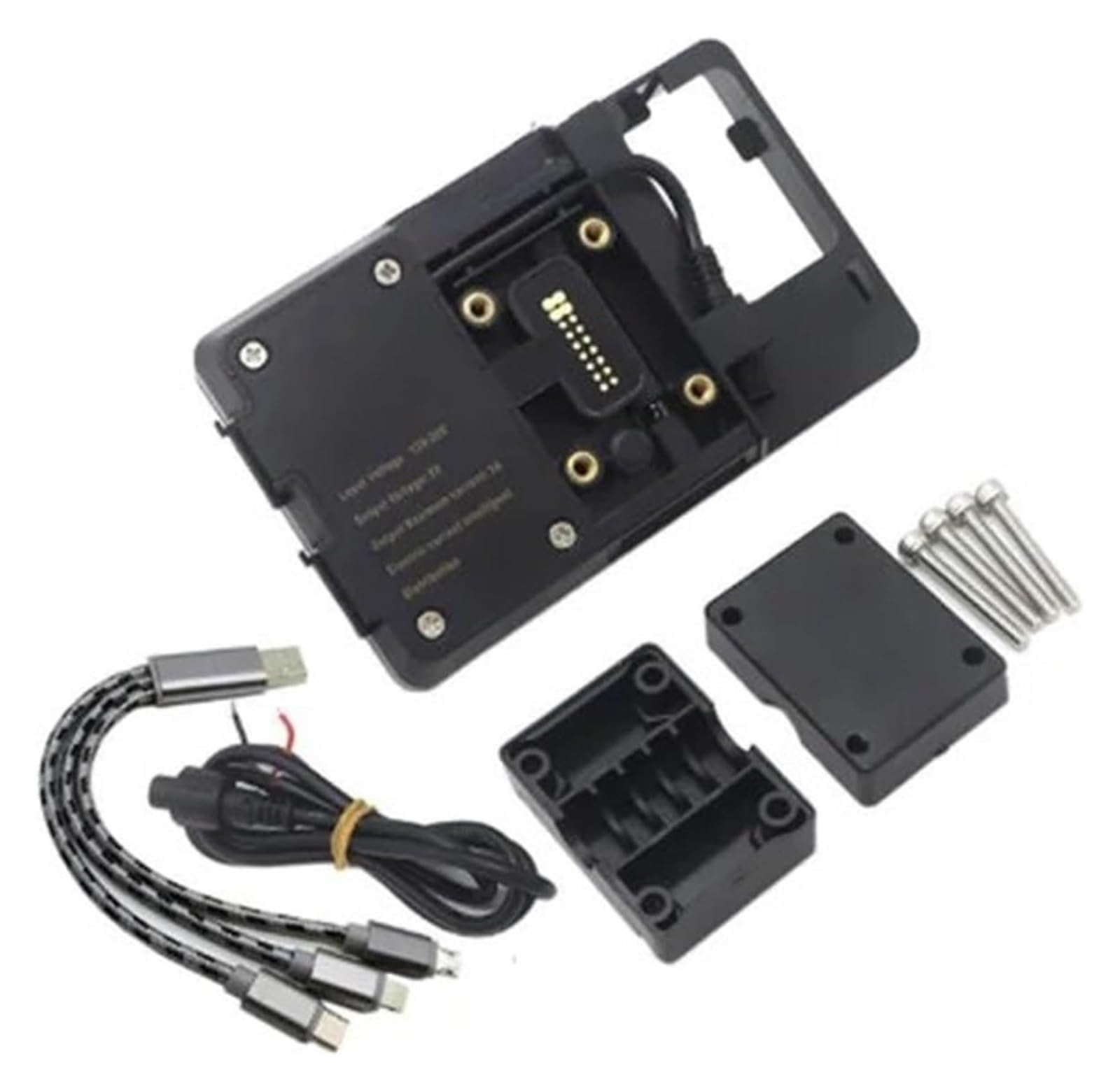 GPS Navigationshalterung Motorrad Für NIKEN 900 2019-2021 Motorrad Windschutzscheibe Ständer Halter Telefon Handy GPS Navigation Platte Halterung GPS Kit(Mobile Phone Base) von ACEBSBGGAP