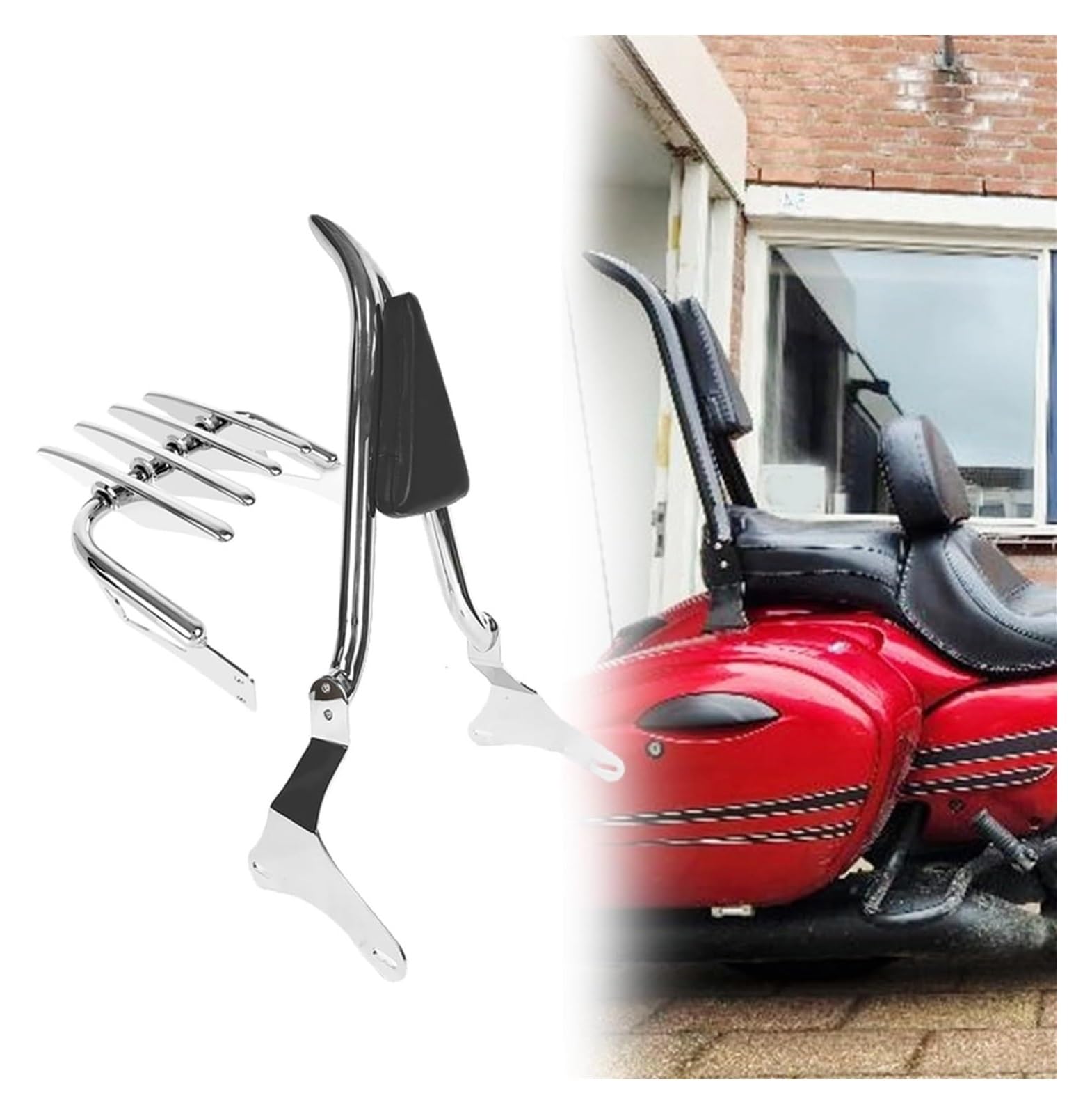 Gepäckträger Für K&awasaki Für Vulcan 1700 Für Vaquero 2010-2023 Motorradgepäckträger Heckgepäckträger Beifahrer-Sissybar-Rückenlehne Gepäckträger Für K&awasaki Für Vulcan 1700 Für Vaquero 2010-2023 Motorradgepäckträger Heckgepäckträger Beifahrer-Sissybar-Rückenlehne von ACEBSBGGAP