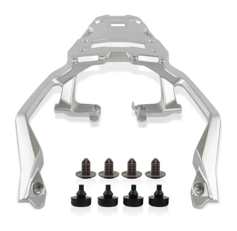 Gepäckträger Für XADV 750 Für FO&RZA 750 NC 750 2021-2024 Motorrad-Hinterradgepäckträger-Rahmenabdeckung Gepäckträgerhalterablage(Silber) von ACEBSBGGAP