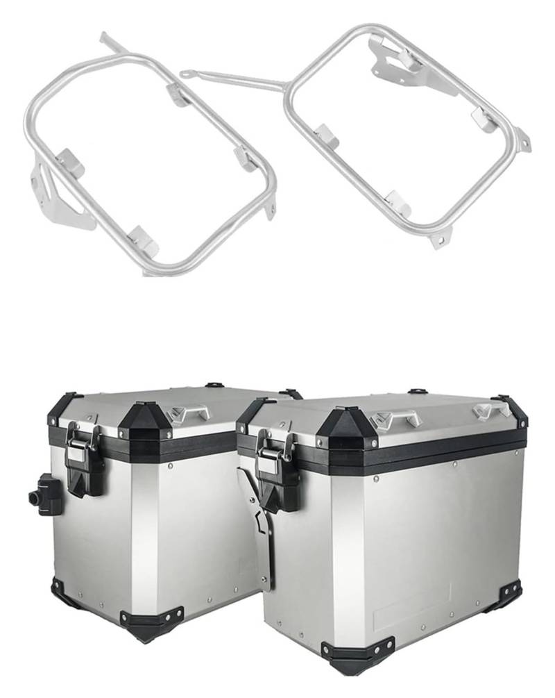 Gepäckträger Für XADV 750 XADV750 2017-2020 Motorradtaschen Topcase Aluminium Satteltaschenträger Gepäckbox Edelstahlhalterung(Panniers Bracket-sl) von ACEBSBGGAP