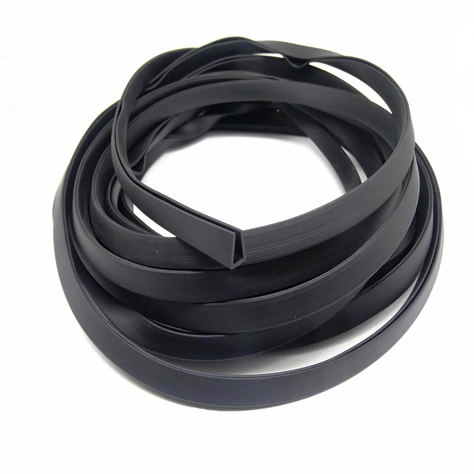 ACESOME U Profil Kantenschutz Gummi 1M Schwarz Türkantenschutz Auto, Schutz mit U-Form, Autoschutz, passend für die meisten Autos, Kühlschrank, Bleche (5mm x 10mm (B x H) für 1-2mm Dicke) von ACESOME ㅤ