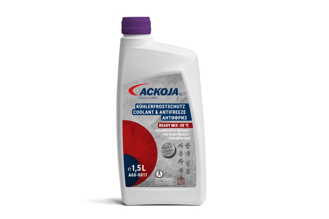 Kühlmittel Frostschutz 1,5L ready Fertigmix passend für G13 violett passend für CHEVROLET TOYOTA Kühlmittel Frostschutz 1,5L ready Fertigmix passend für G13 violett passend für CHEVROLET TOYOTA von ACKOJA
