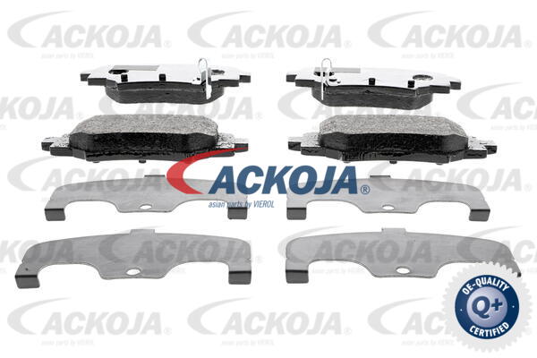 Bremsbelagsatz, Scheibenbremse Hinterachse ACKOJAP A32-0240 von ACKOJAP