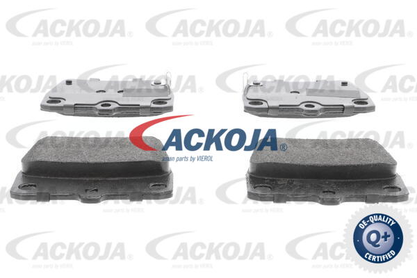 Bremsbelagsatz, Scheibenbremse Hinterachse ACKOJAP A70-0026 von ACKOJAP