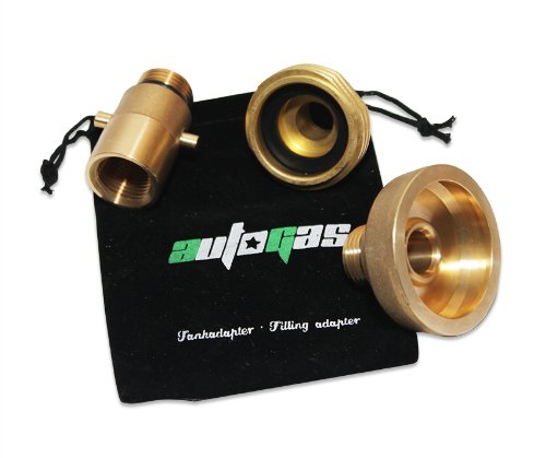 Tankadapter Adapter LPG Autogas Set M22 W21,8 3 Stück+Adaptertasche Tankadapter Adapter LPG Autogas Set M22 W21,8 3 Stück+Adaptertasche von ACME-Bajonett-Dish-Frontgas Germany