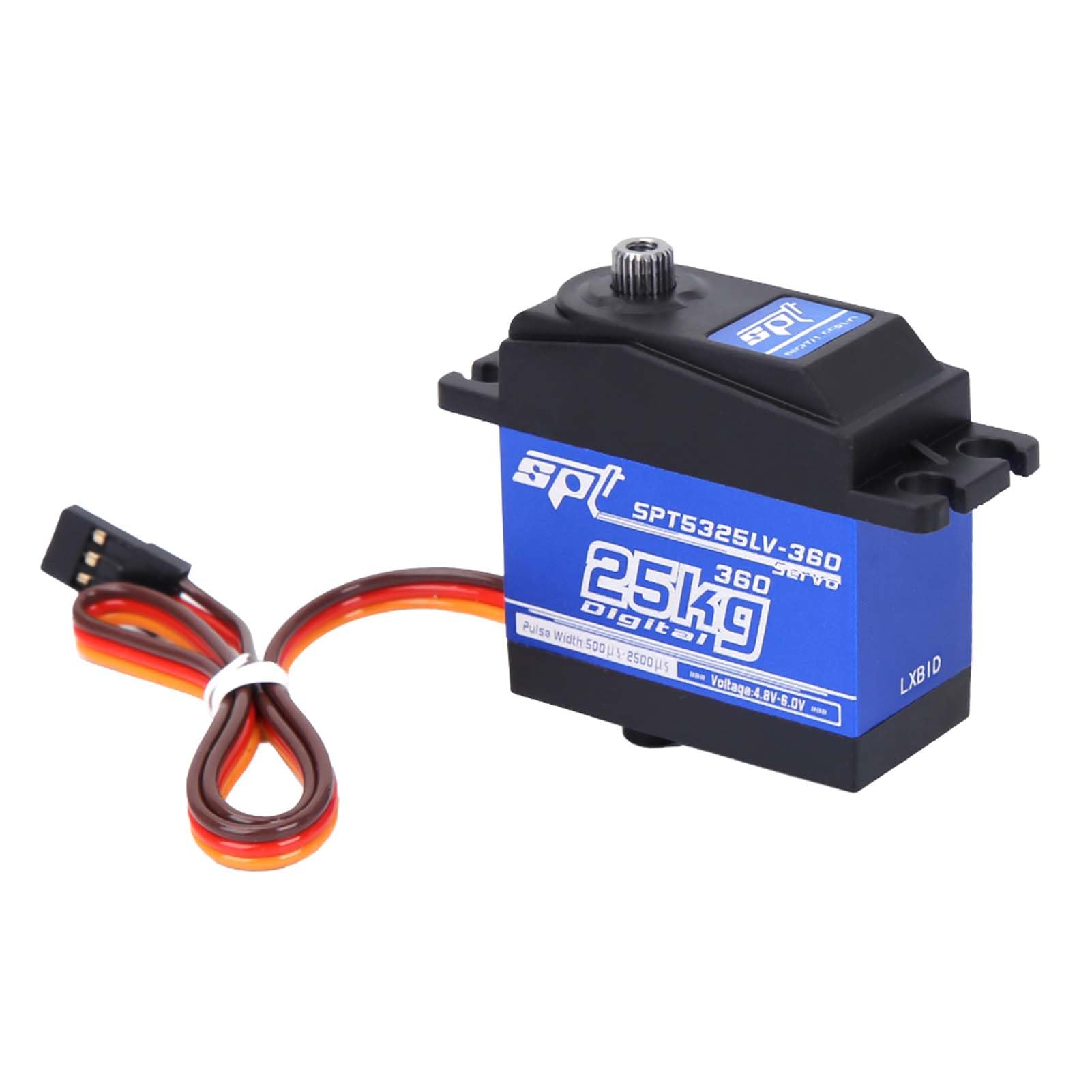 Digitale RC-Servomotoren, Robotermotorarm-Servo Digitaler Servomotor SPT5525-360 Metall für Roboter Digitale RC-Servomotoren, Robotermotorarm-Servo Digitaler Servomotor SPT5525-360 Metall für Roboter von ACOGEDO