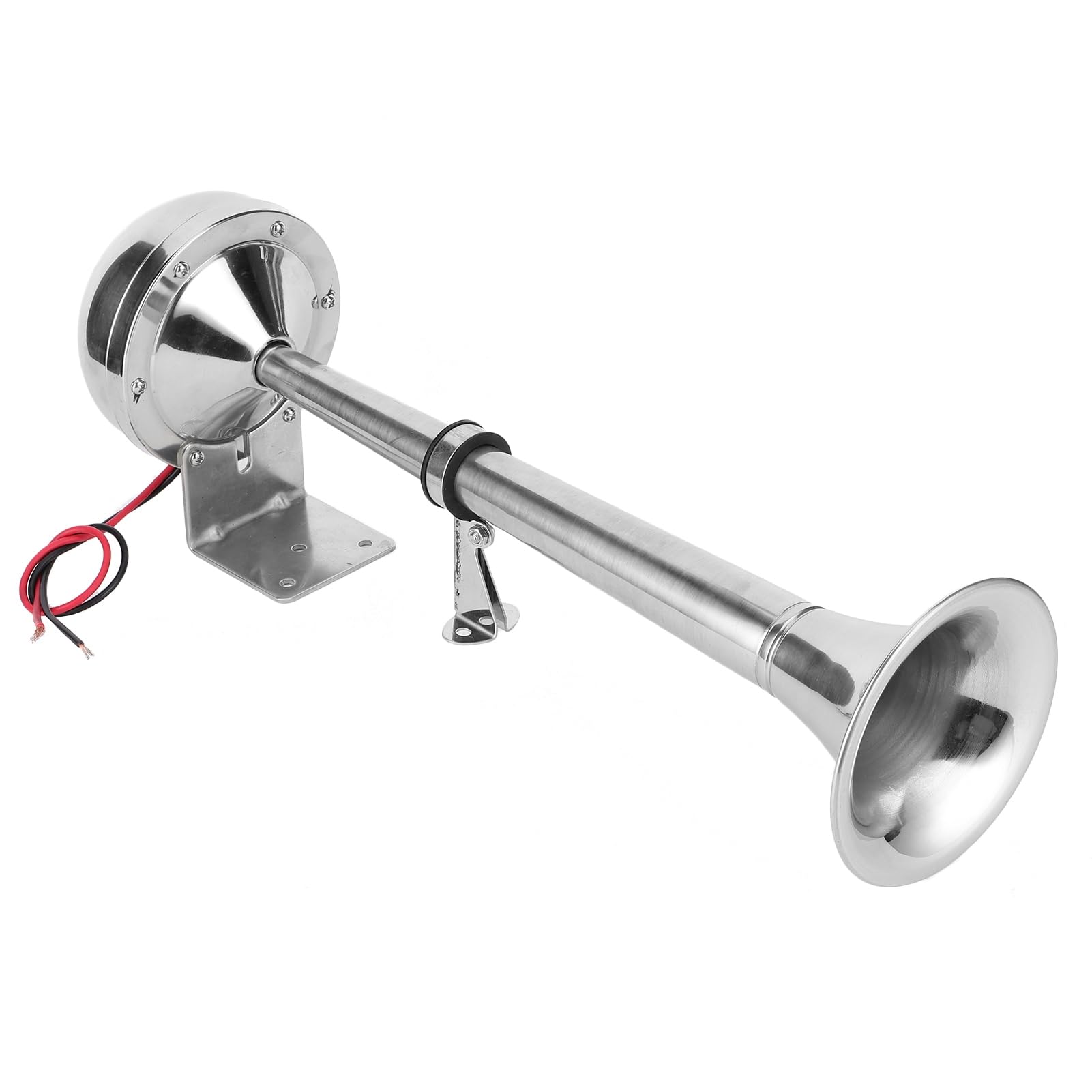 Hoch Decibel Marine Electric Air Horn 12V - Große 304 Edelstahl -Trompete für Boote, Lastwagen, Wohnmobile Rostresistent mit Einfacher Installation Hoch Decibel Marine Electric Air Horn 12V - Große 304 Edelstahl -Trompete für Boote, Lastwagen, Wohnmobile Rostresistent mit Einfacher Installation von ACOGEDO
