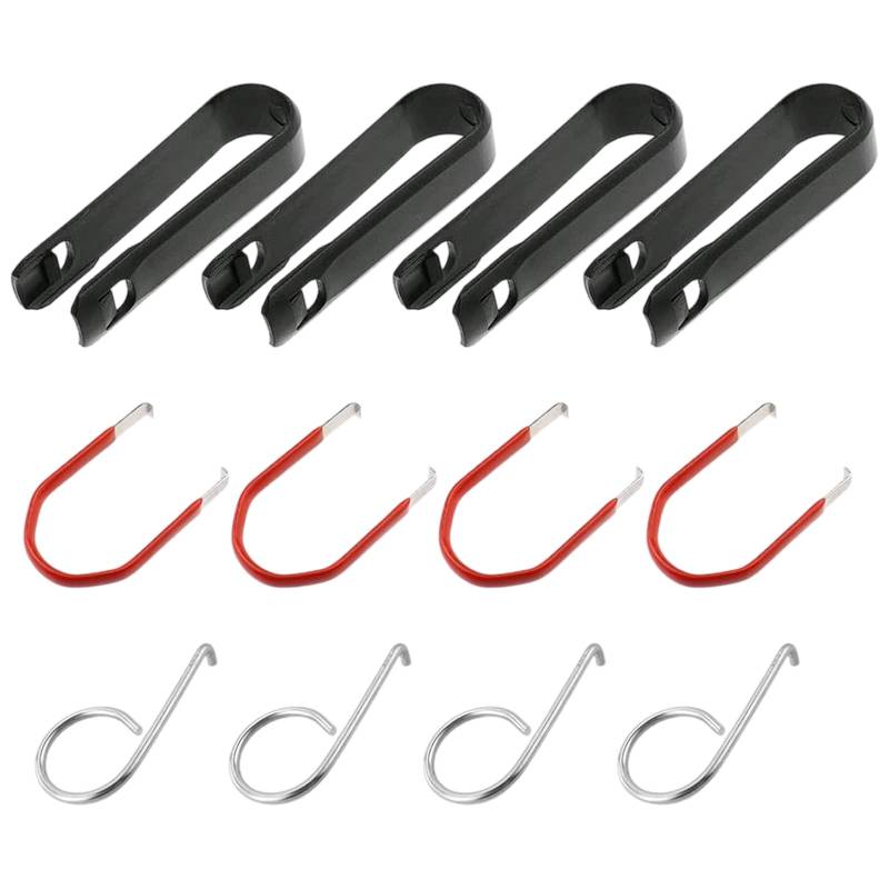 ACONDE 12 Stück Radschrauben Kappen Werkzeug, Radschraubenkappen Abzieher, Kappenabzieher Radschrauben, für Radmuttern und Radkappen von ACONDE