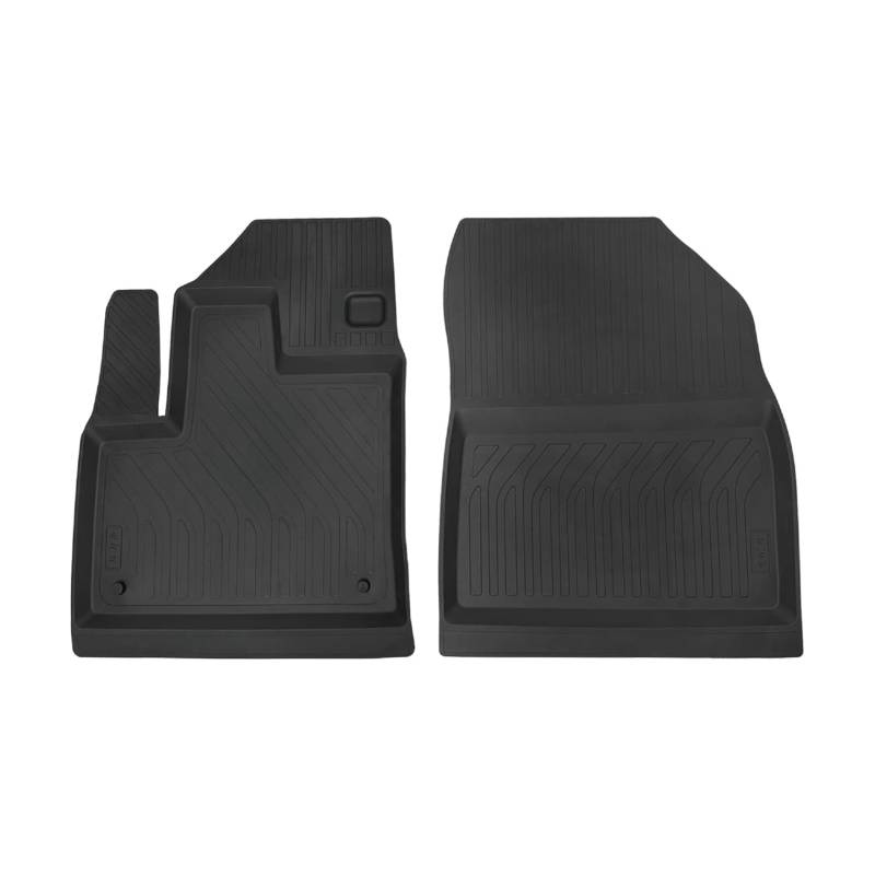 ACPA AUTO Kompatibel mit Opel Combo E Cargo 2019-2024 2 Parça 4D Gummimatten Schwarz 2 Pcs von ACPA AUTO