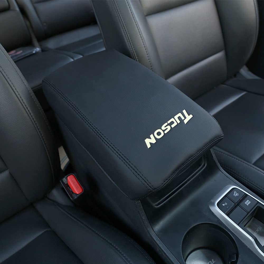 ACSUZ Auto Armlehnenbezüge,für Hyundai Tucson 2015-2020 Auto Mittelkonsole Armlehnenkissen Premium Schutz Zubehör Autoinnenraum,White Style ACSUZ Auto Armlehnenbezüge,für Hyundai Tucson 2015-2020 Auto Mittelkonsole Armlehnenkissen Premium Schutz Zubehör Autoinnenraum,White Style von ACSUZ