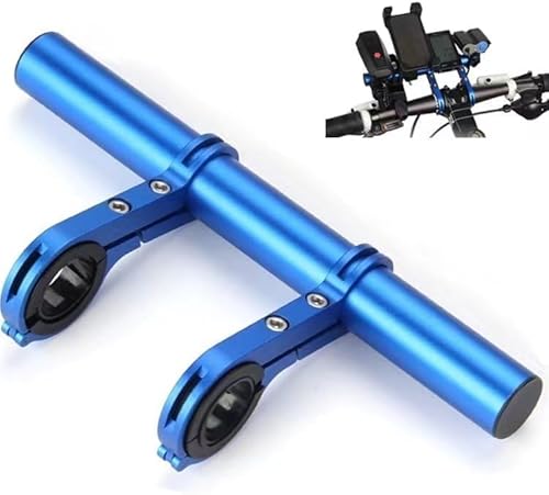 Fahrradlenker Erweiterung, Lenker Extender Fahrradlenker,Fahrrad Lenker Erweiterung, Fahrradlenker Extender, Aluminium Fahrrad Extender Halterung, 30 cm,blau von ACTIUSIS