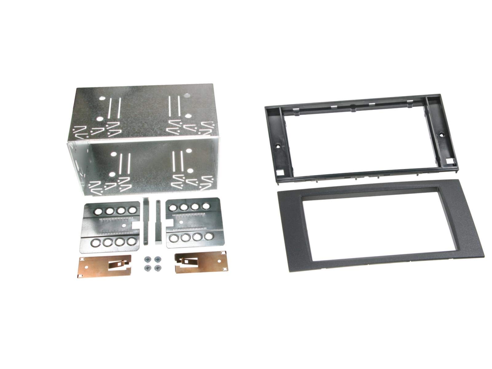 ACV Radioblende Ford Modelle ab Bj. 05 Doppel-DIN Komplettset schwarz von ACV