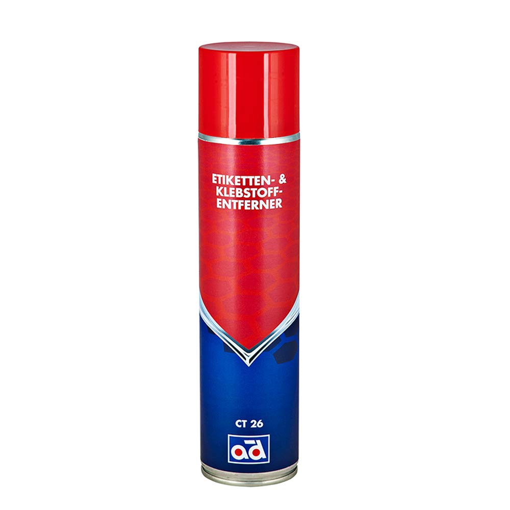 AD Chemie Etikettenentferner Ct 26 400Ml Lösen Von Vignetten Klebstoff Entferner Aufkleber Kleber Sticker Spray Entfernen Klebereste Etiketten Und Etikettenlöser Kunststoff Löser 41195975 von AD Chemie