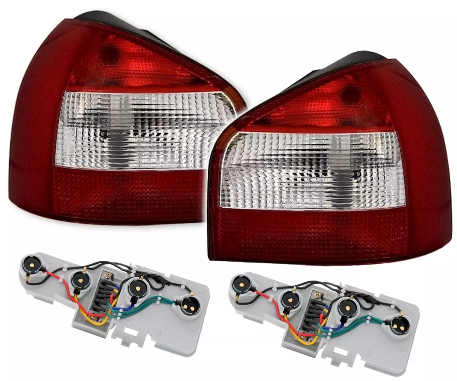 Rückleuchten Heckleuchten LINKS + RECHTS für Audi A3 8L 1996-2003 Facelift Optik Rückleuchten Heckleuchten LINKS + RECHTS für Audi A3 8L 1996-2003 Facelift Optik von AD TUNING GmbH & Co. KG