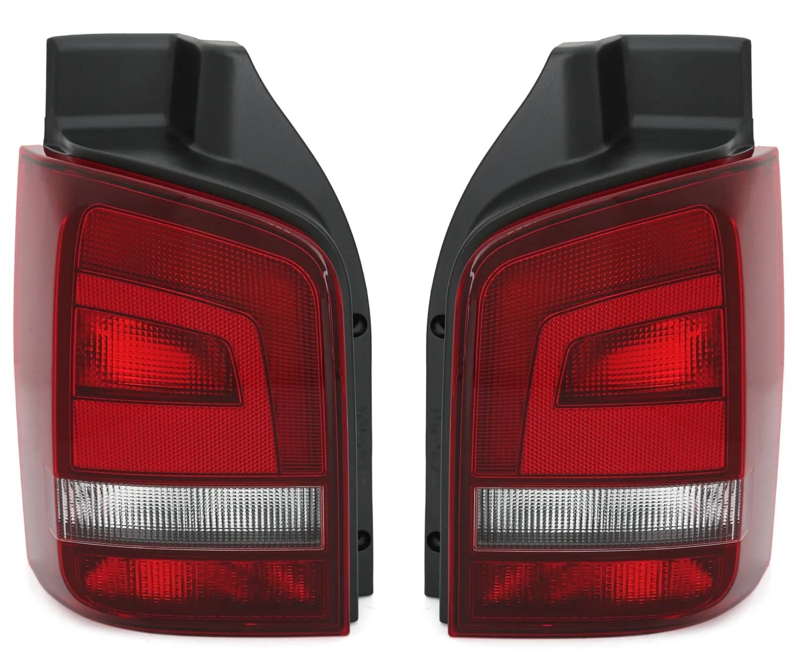 Rückleuchten Heckleuchten Rot / Schwarz LINKS + RECHTS für VW T5 Facelift ab 09/2009- Rückleuchten Heckleuchten Rot / Schwarz LINKS + RECHTS für VW T5 Facelift ab 09/2009- von AD TUNING GmbH & Co. KG