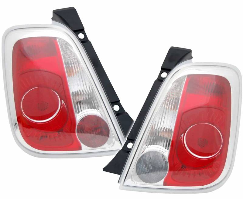 Rückleuchten Heckleuchten Rot LINKS + RECHTS für Fiat 500 ab 2007-07/2015 von AD TUNING GmbH & Co. KG