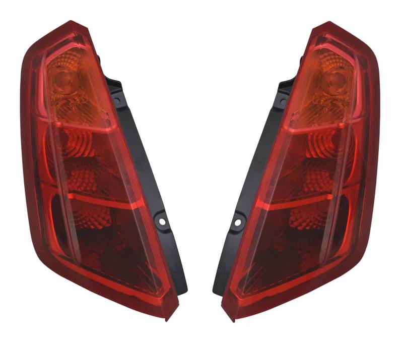 Rückleuchten Heckleuchten Rot LINKS + RECHTS für Fiat Grande Punto 199 2005- von AD TUNING GmbH & Co. KG