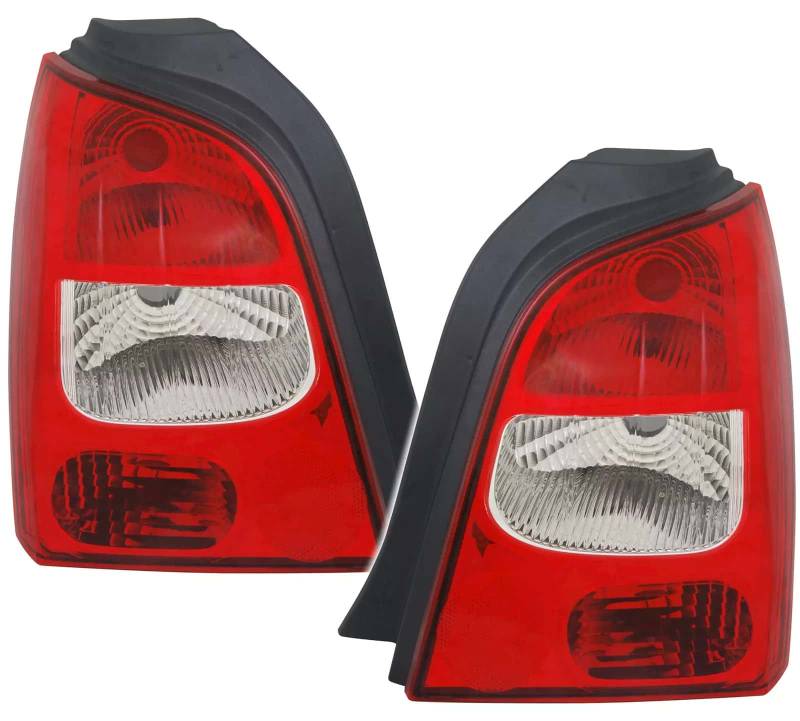 Rückleuchten Heckleuchten Rot LINKS + RECHTS für Renault Twingo 2 CN0 ab 2007-2011 von AD TUNING GmbH & Co. KG