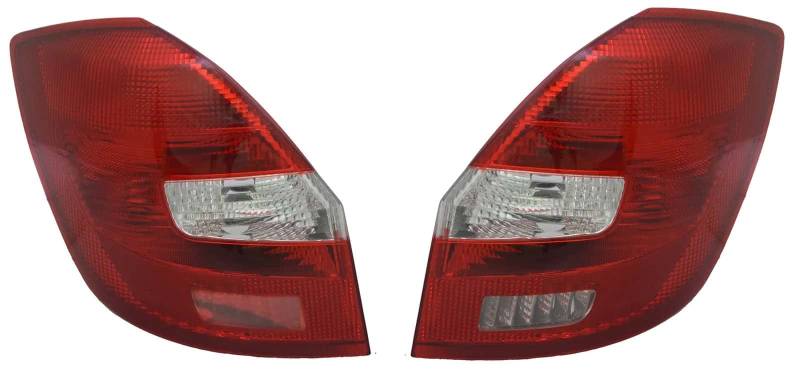 Rückleuchten Heckleuchten Rot LINKS + RECHTS für Skoda Fabia II 5J ab 2006-2014 von AD TUNING GmbH & Co. KG