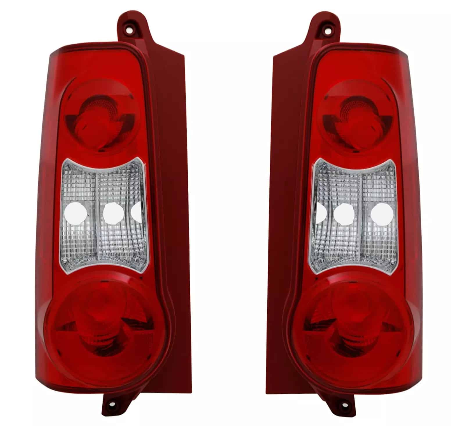 Rückleuchten Heckleuchten Rot Weiss LINKS + RECHTS für Citroen Berlingo M MF / Peugeot Partner 2008- mit zweiteilige Klappe Rückleuchten Heckleuchten Rot Weiss LINKS + RECHTS für Citroen Berlingo M MF / Peugeot Partner 2008- mit zweiteilige Klappe von AD TUNING GmbH & Co. KG